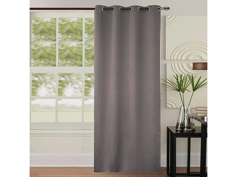 Rideau occultant uni coloré