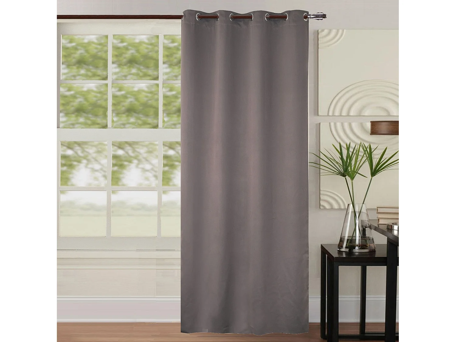 Rideau occultant uni coloré