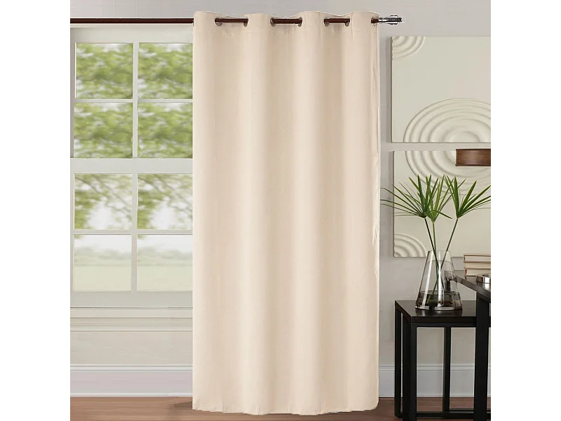 Rideau occultant uni coloré