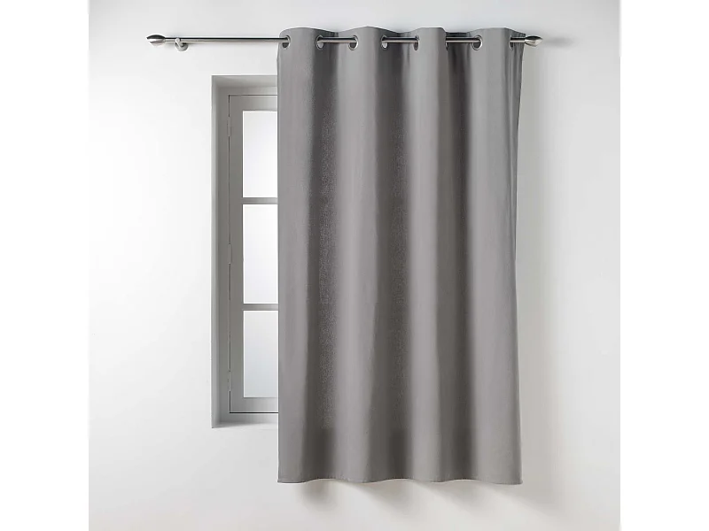 Visillo de decoración de poliéster/algodón reciclado 135 x 180 cm