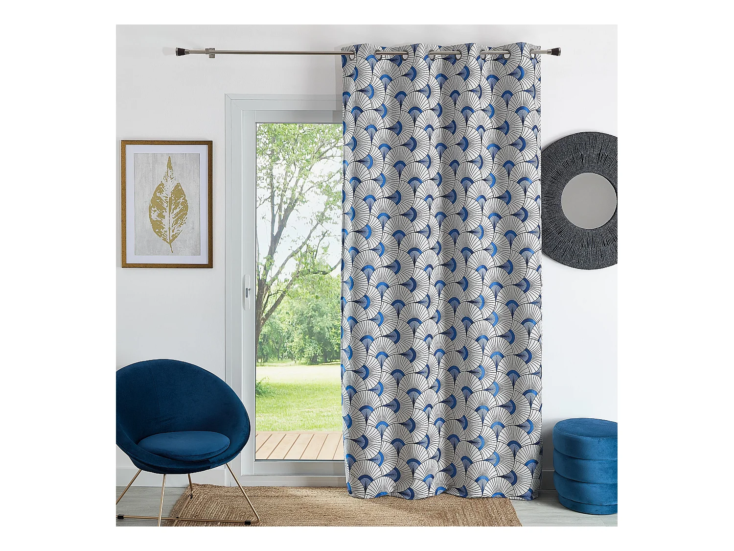 Rideau d'ameublement en jacquard