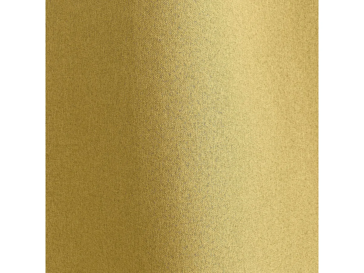 Rideau Occultant Opacité Maximale "Eclipse" 140x240cm Moutarde