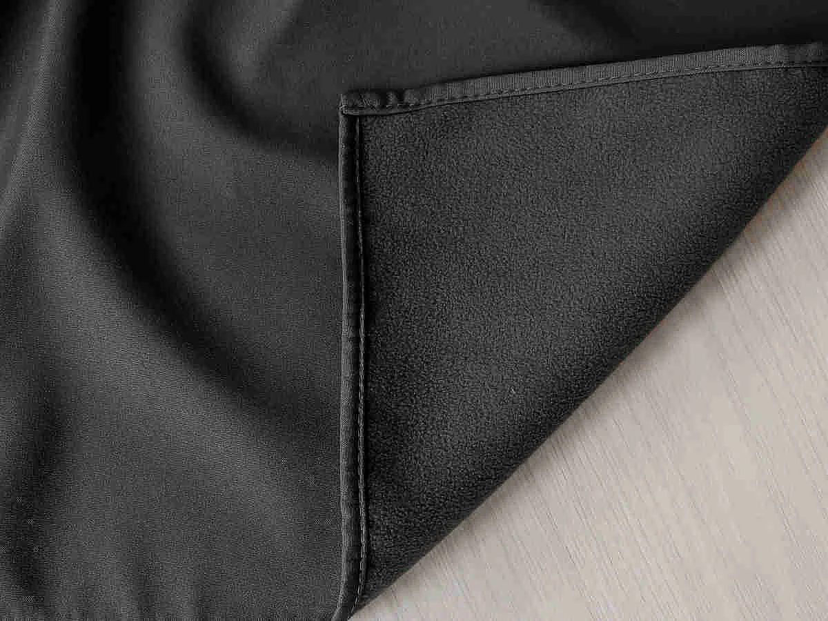 Rideau Thermique Occultant "Glacier" 135x180cm Gris Foncé