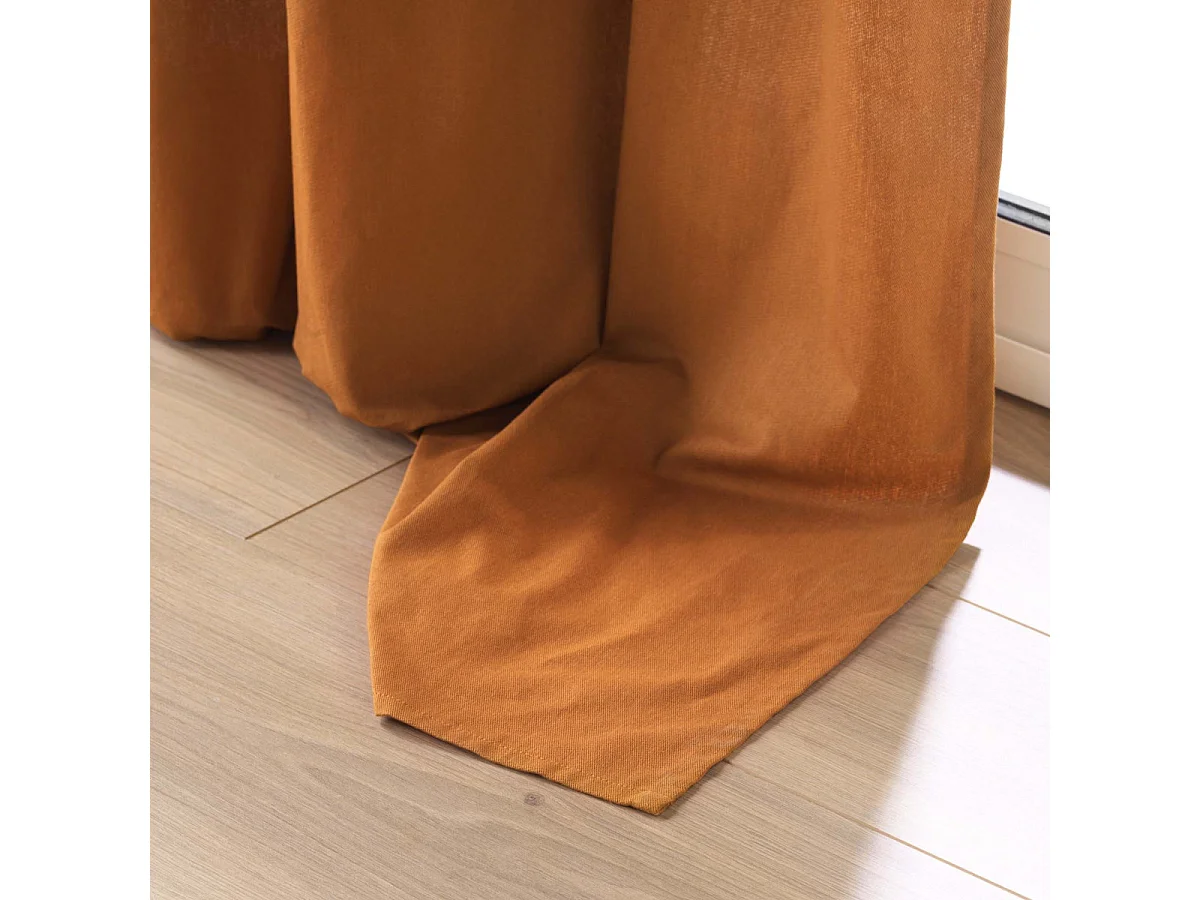 Dekoschal aus recycelter Polyester/Baumwolle 135 x 260 cm