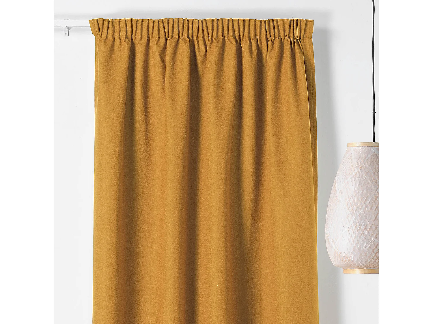 Gardine mit Kräuselband, Verdunkelnd und Chenille-Effekt 135 x 260 cm
