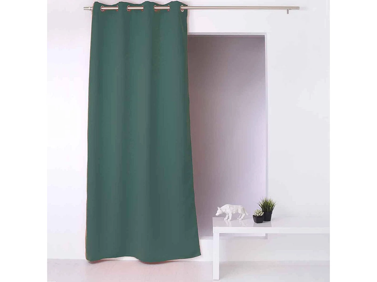 Rideau opaco con hilo negro y 8 ojales 140 x 240 cm