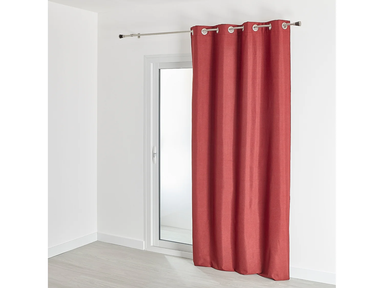 Cortina 100% opaca con efecto moteado 140 x 260 cm