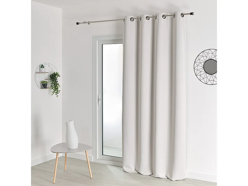 Verdunkelnder Vorhang flammhemmend M1 nicht feuerfest 140 x 260 cm