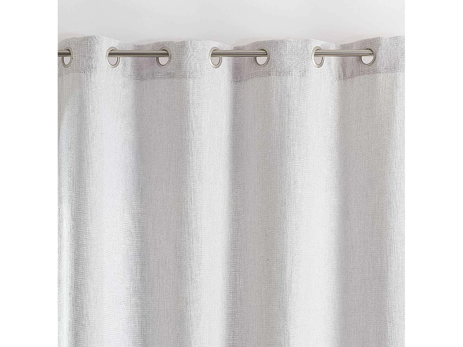 Cortina semitransparente con efecto tejido 140 x 260 cm