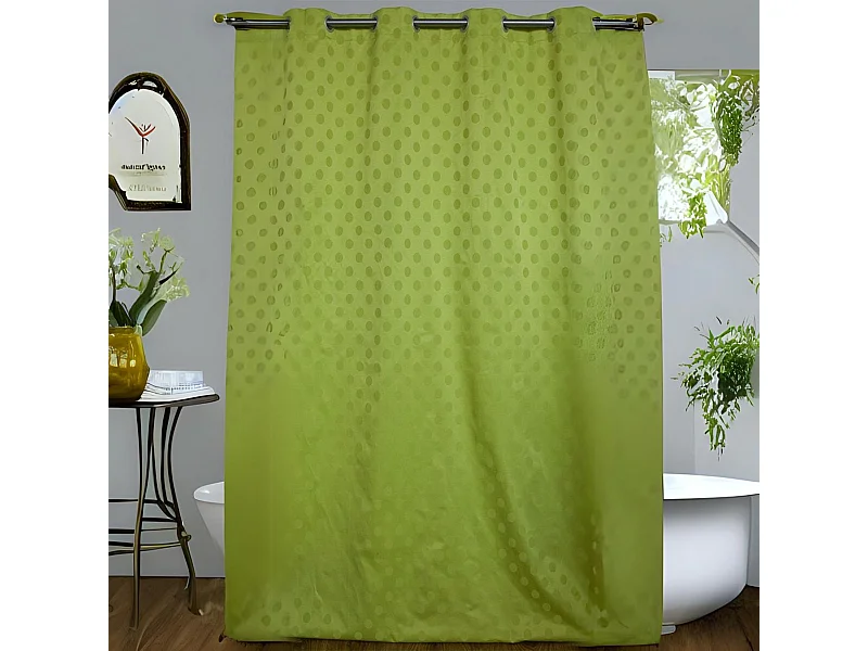 Rideau tamisant à pois