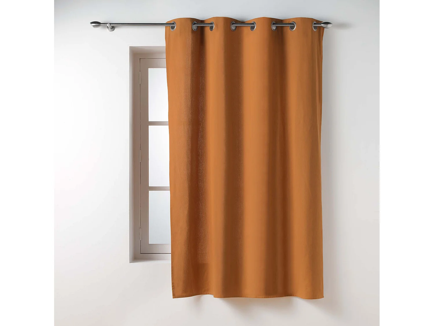 Visillo de decoración de poliéster/algodón reciclado 135 x 180 cm