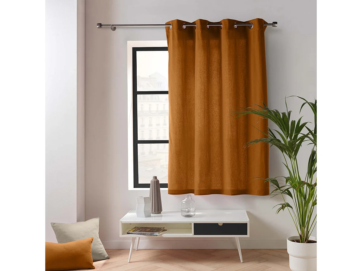 Rideau à Œillets "Twily" 135x180cm Camel