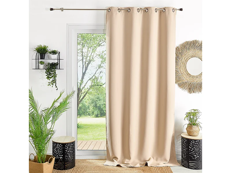 Rideau ameublement 80 % occultant