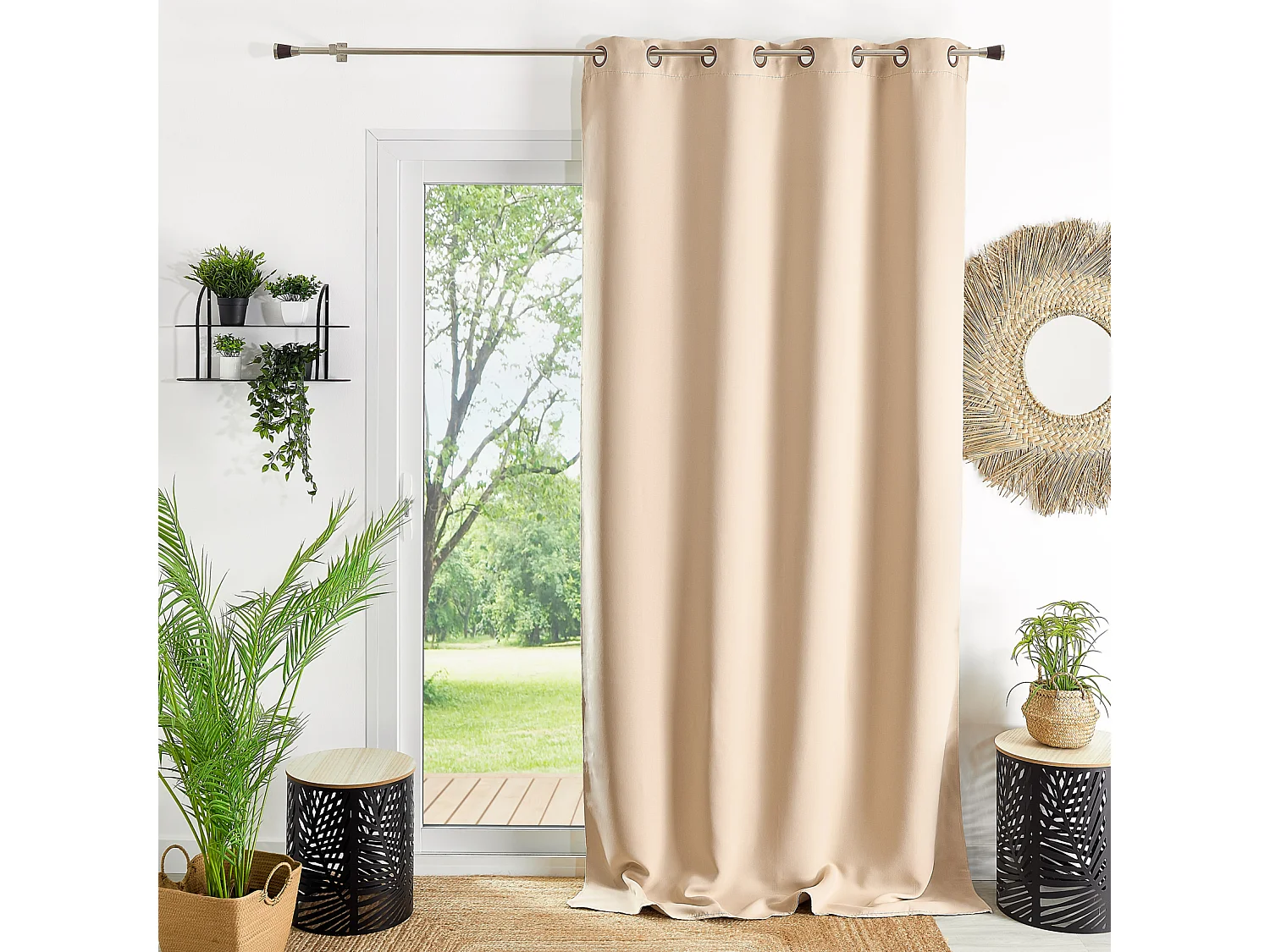 Verdunklungsvorhang 80%ig 140 x 260 cm