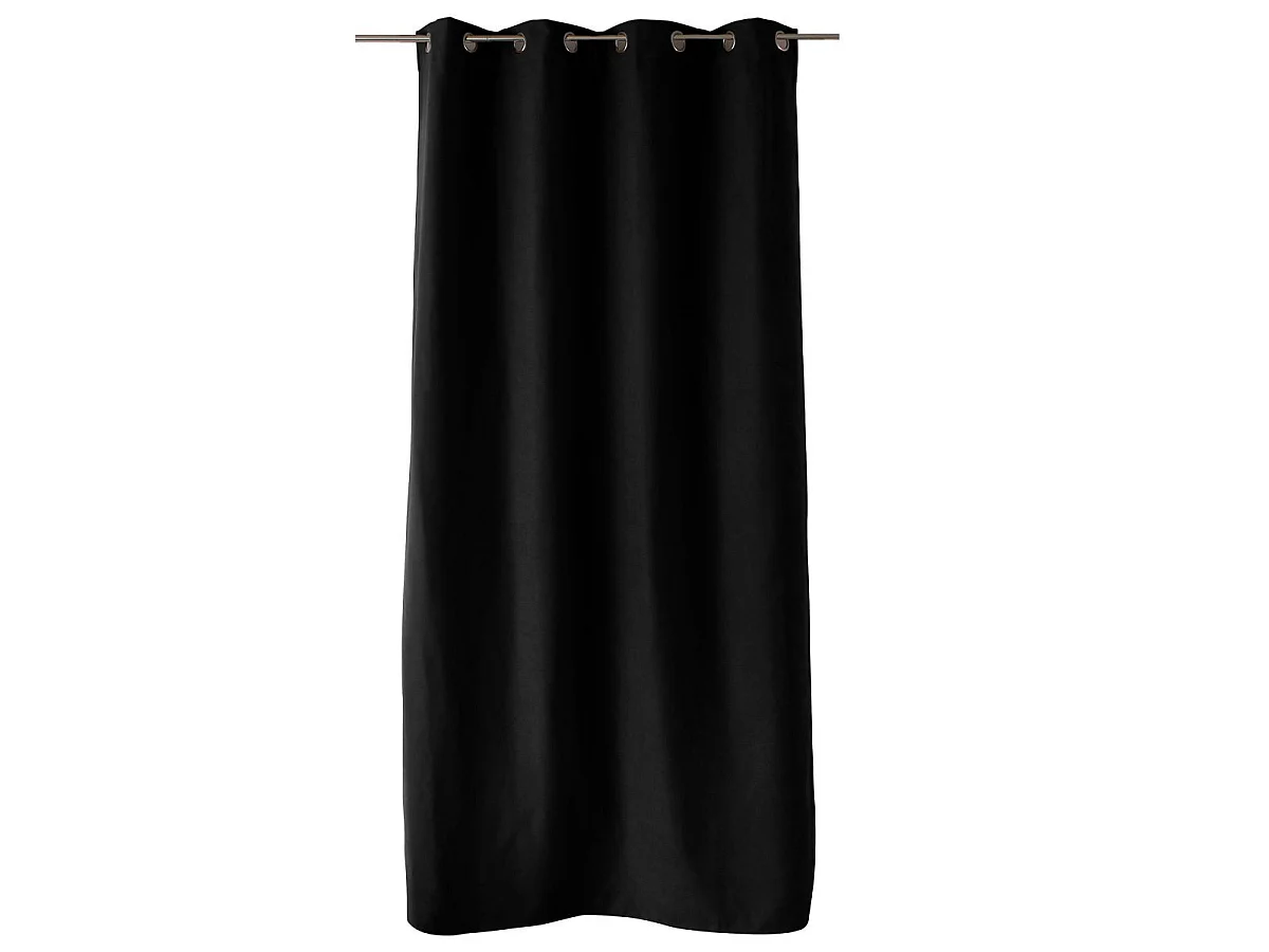 Rideau Thermique Occultant "Nordica" 135x240cm Noir