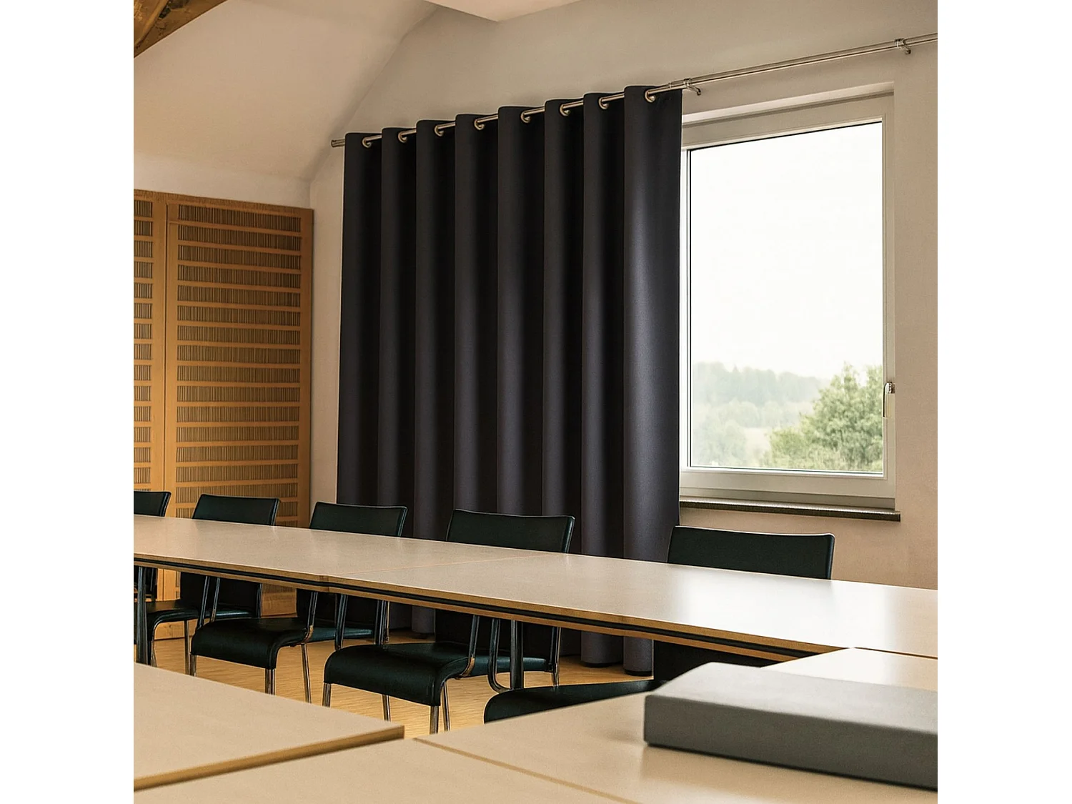 Cortina opaca ignífuga M1 140 x 260 cm