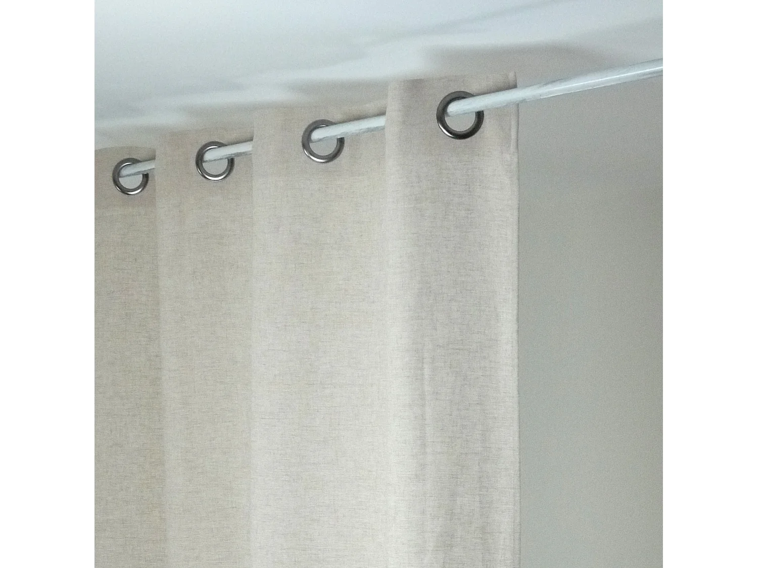 Rideau Uni en Lin lavé