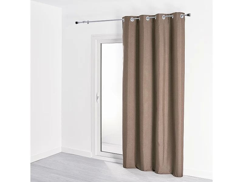 Cortina 100% opaca con efecto moteado 140 x 180 cm