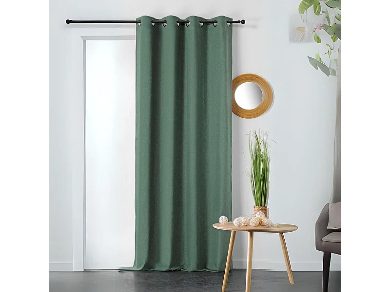 Cortina de algodón y cáñamo