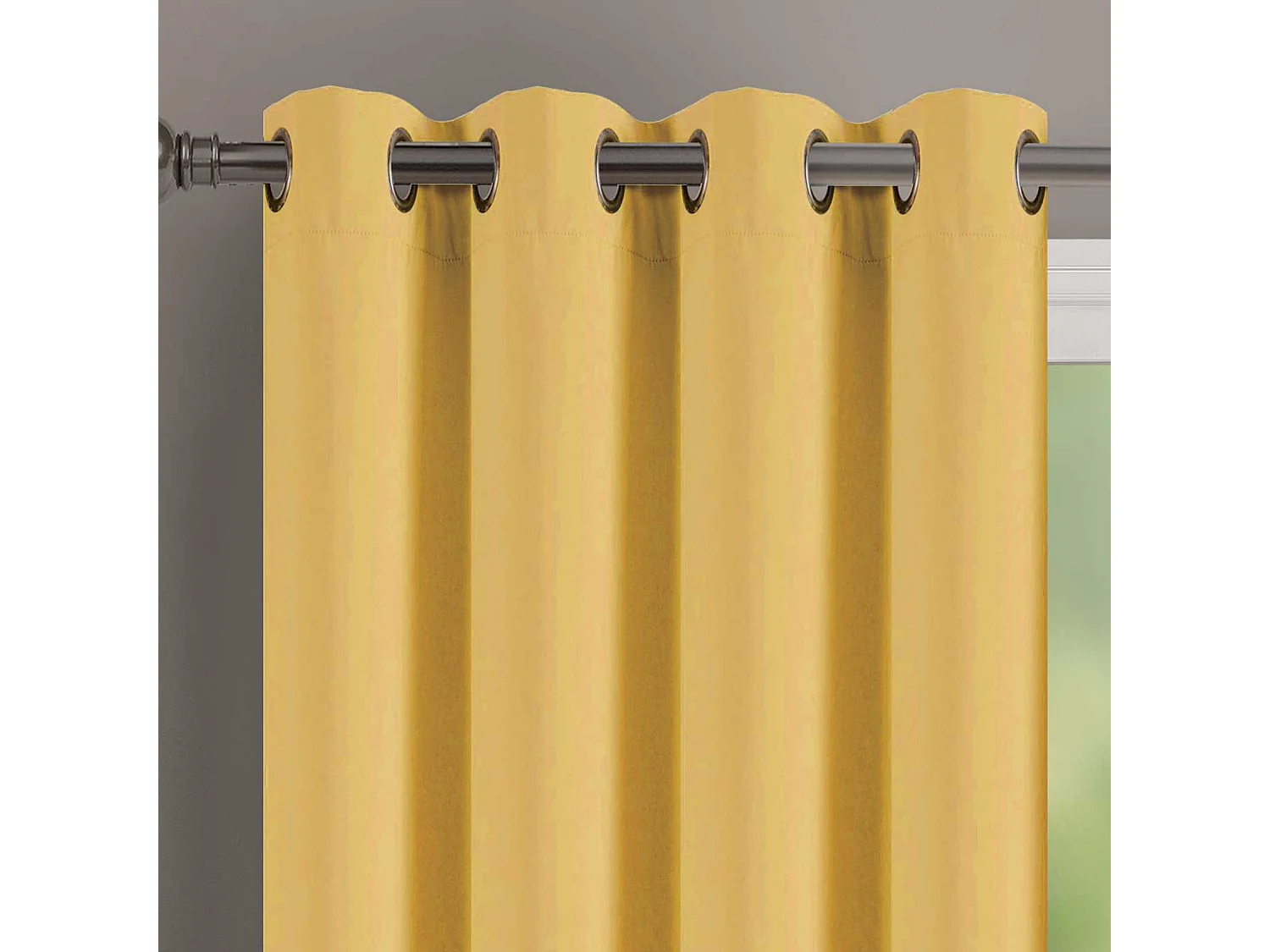 Cortina opaca para dormitorio y salón 140 x 260 cm