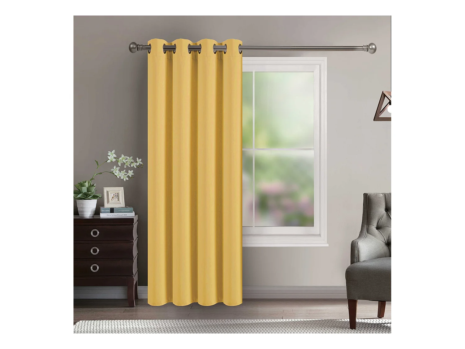 Rideau occultant pour chambre et salon
