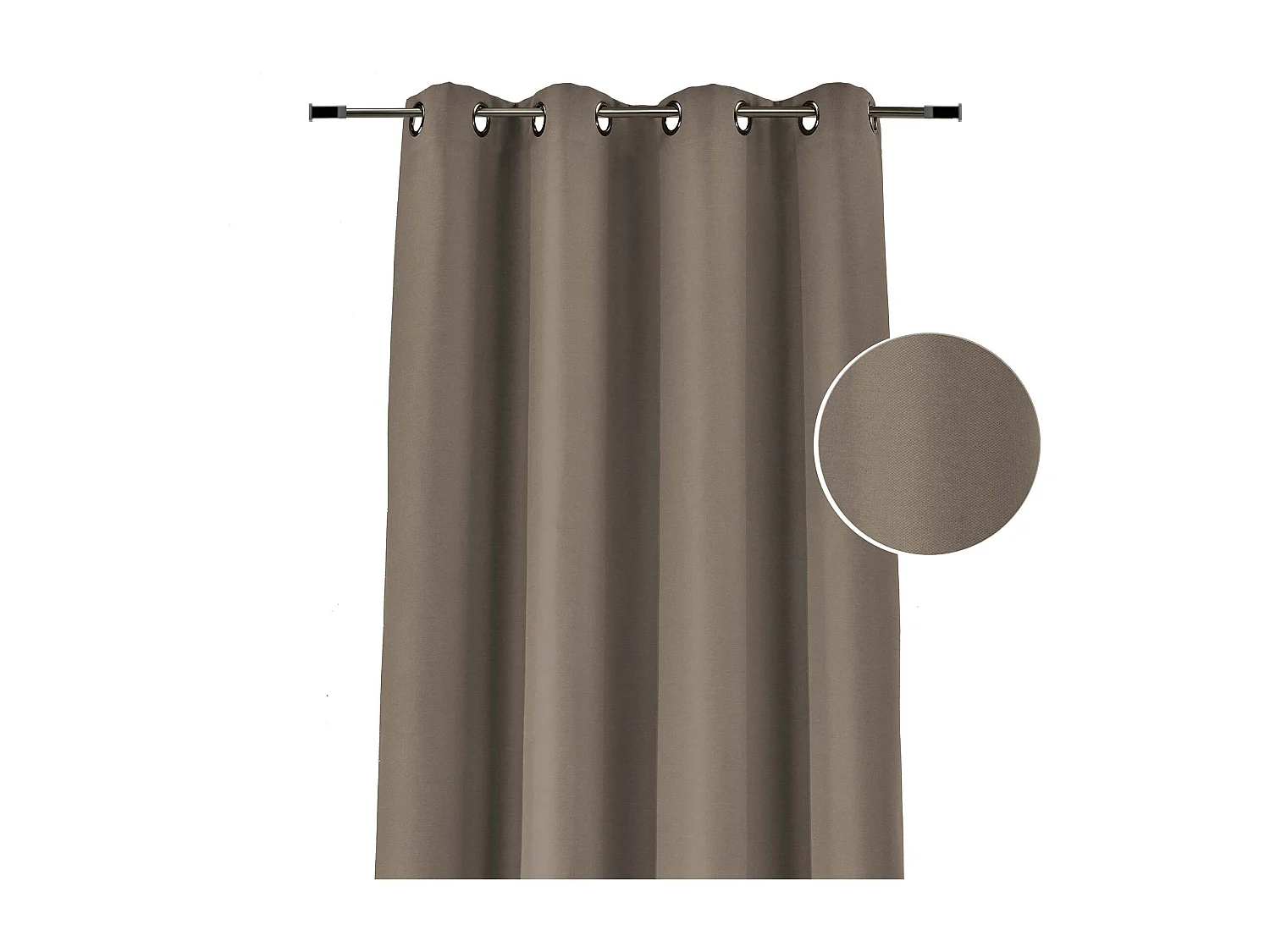 Cortina antifrío doble forrada de polar