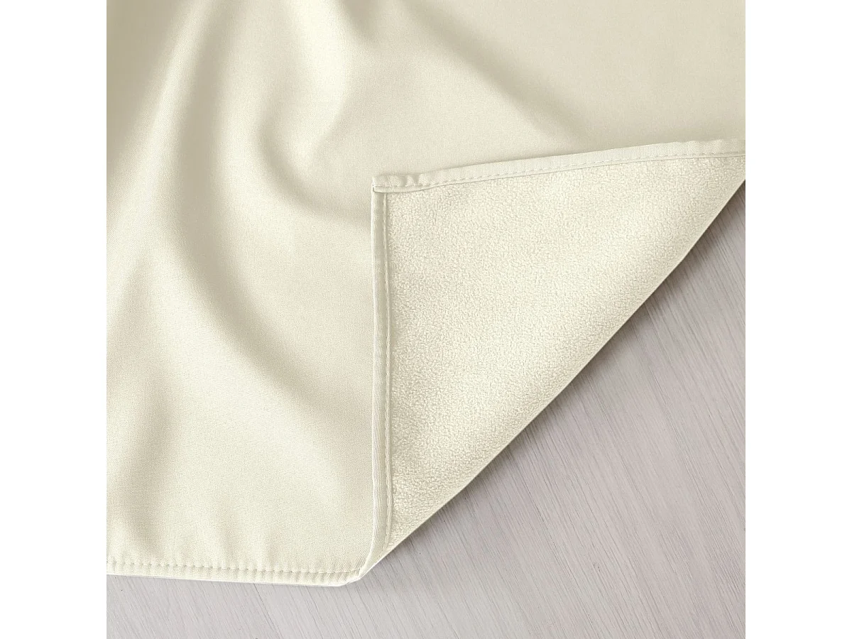 Rideau Thermique Occultant "Glacier" 135x240cm Écru