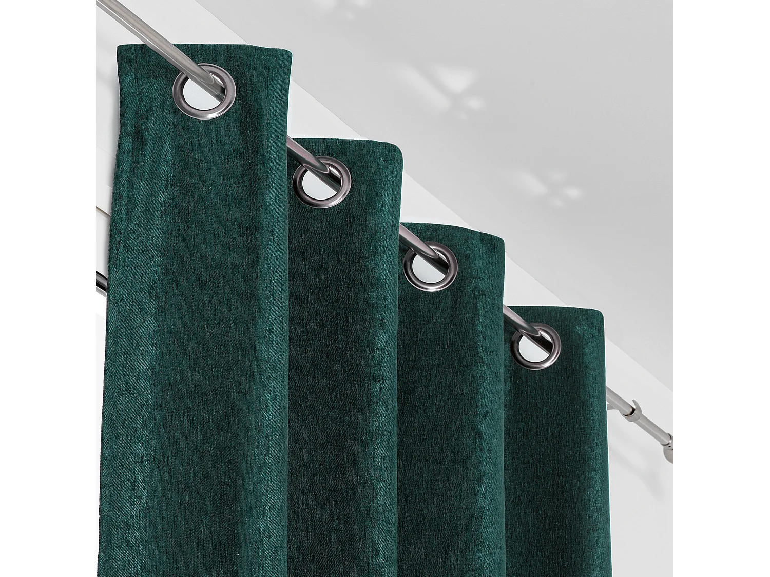 Cortina aspecto terciopelo 140 x 245 cm