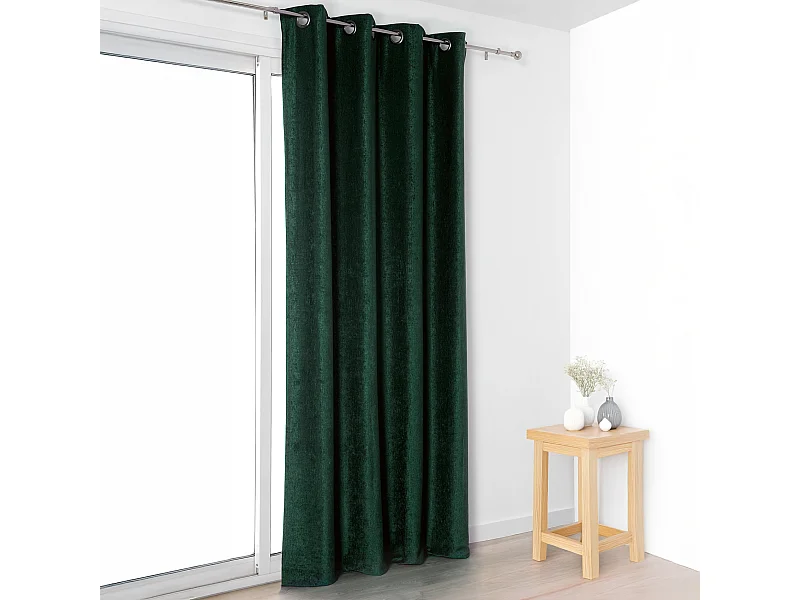 Cortina aspecto terciopelo 140 x 245 cm