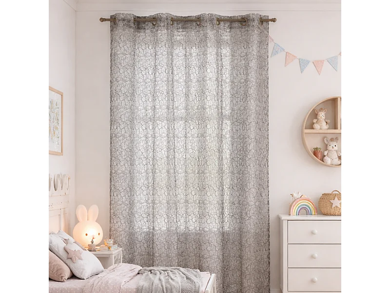 Vorhang aus einem Stricknetz 150 x 260 cm