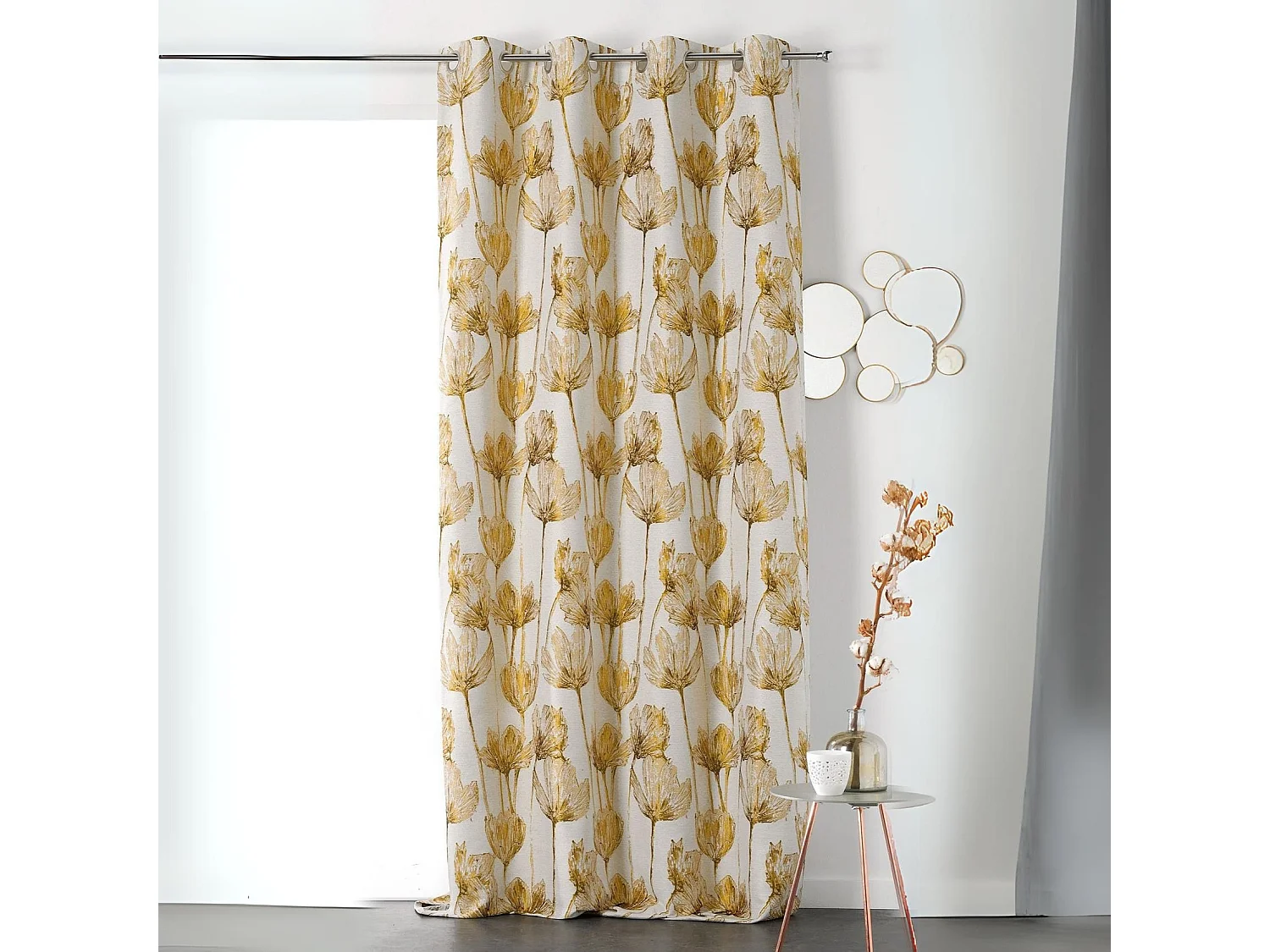 Cortina semitransparente Coralie 135 x 270 cm