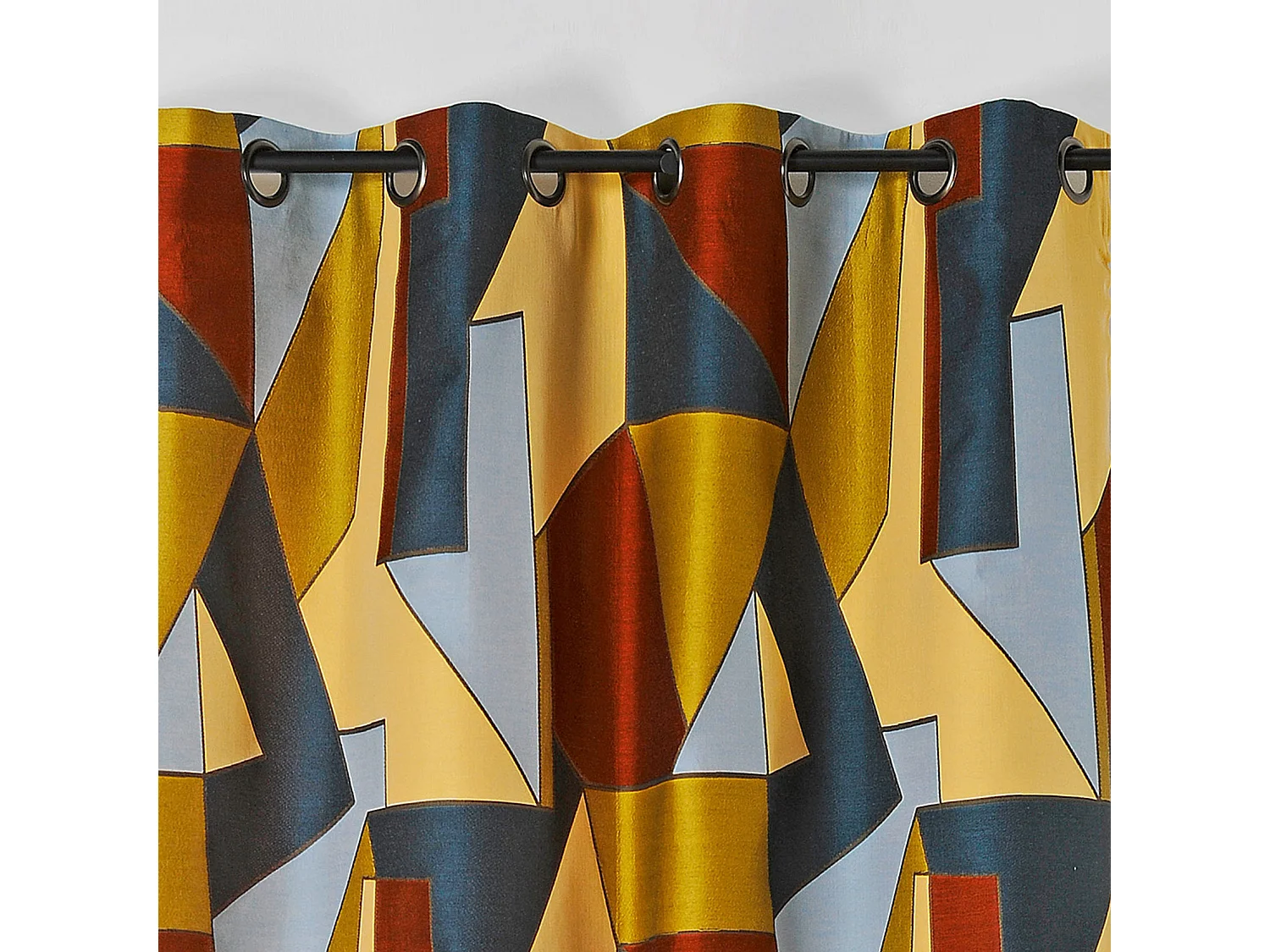 Rideau d'ameublement effet graphique