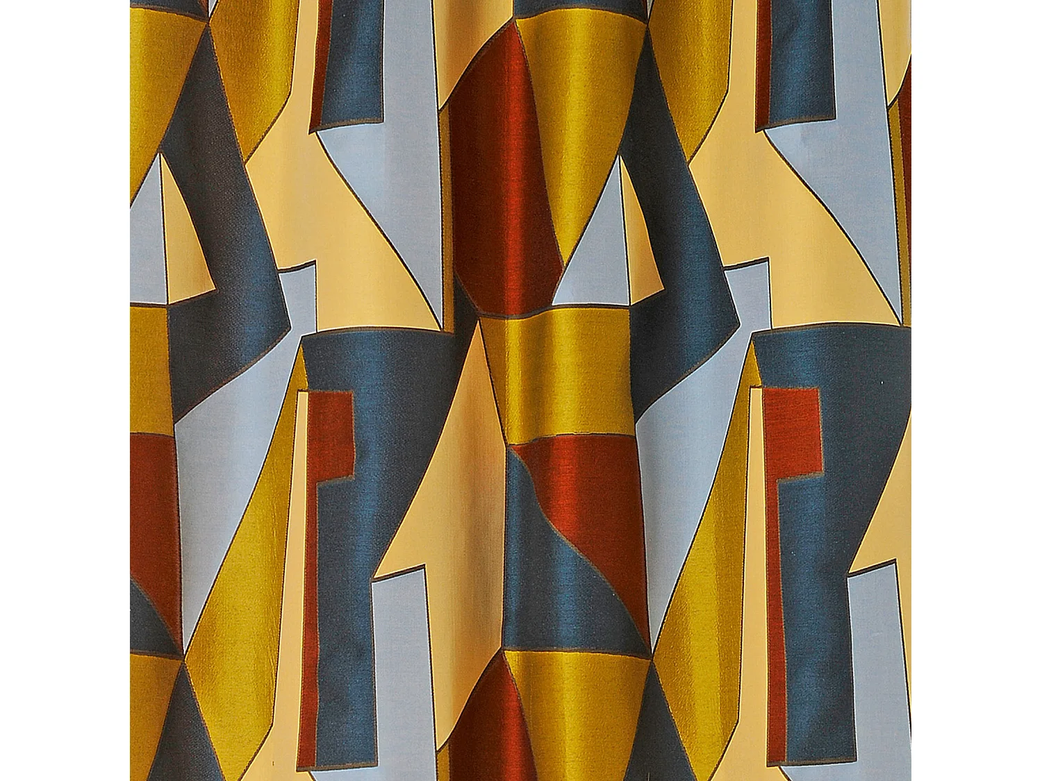 Rideau d'ameublement effet graphique