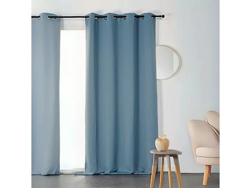 Rideau obscurcissant coloré