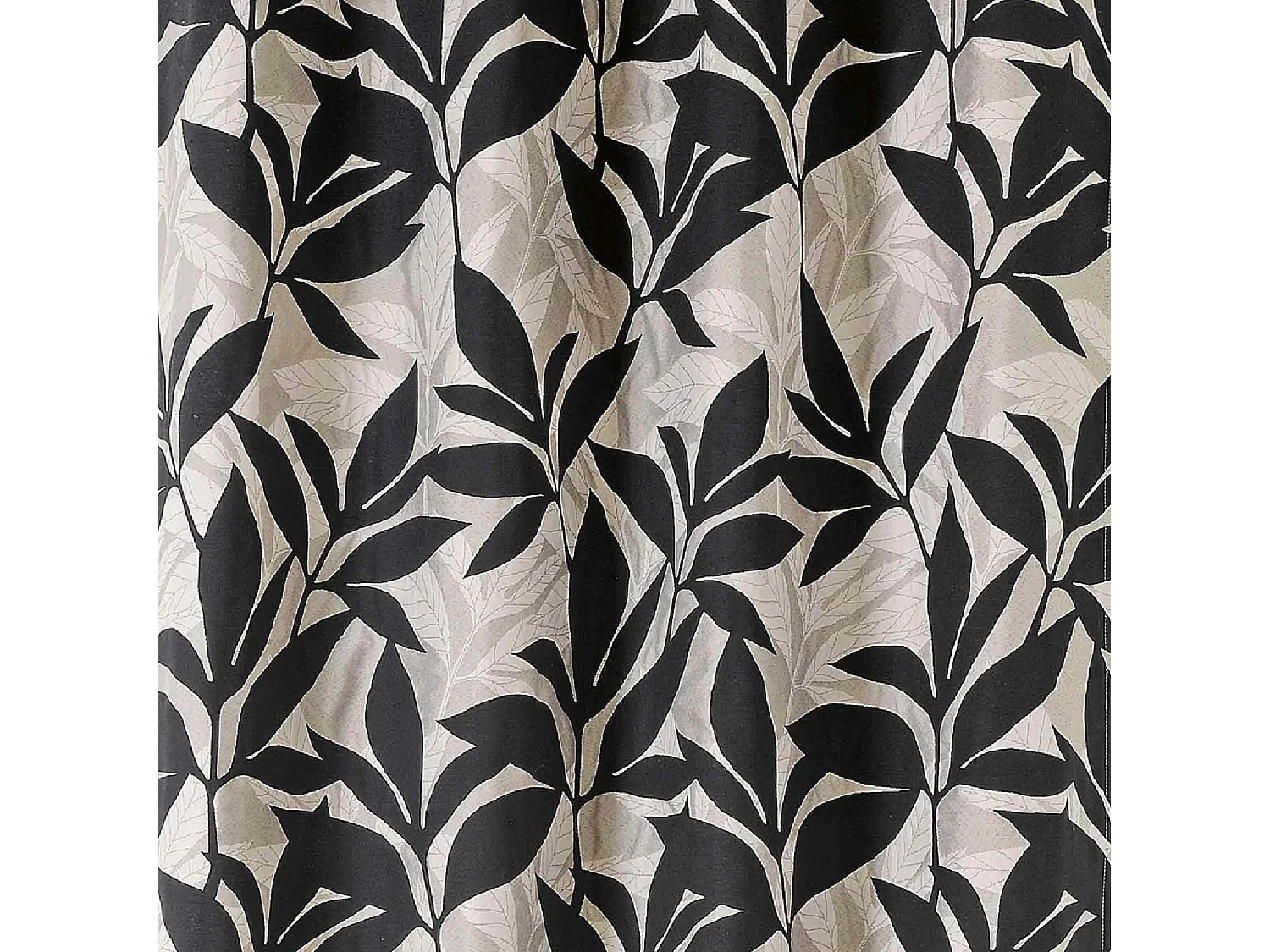 Rideau d'ameublement aux feuillages exotiques