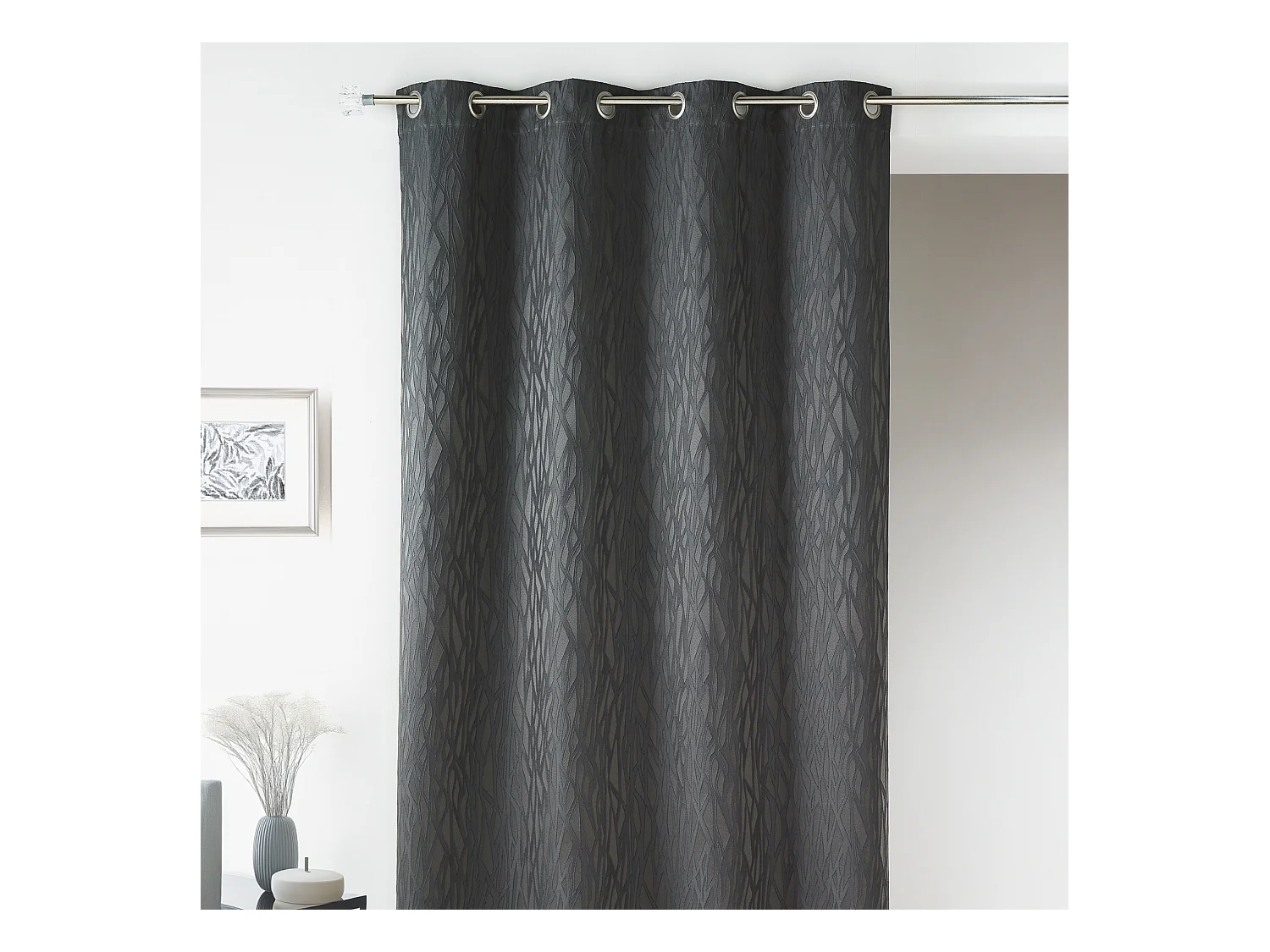 Rideau en jacquard fantaisie