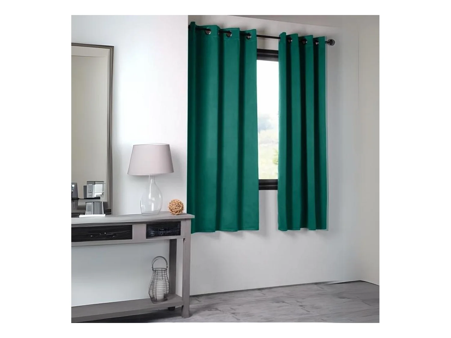 Verdunkelnder einfarbiger Vorhang, 210 g/m² 135 x 180 cm