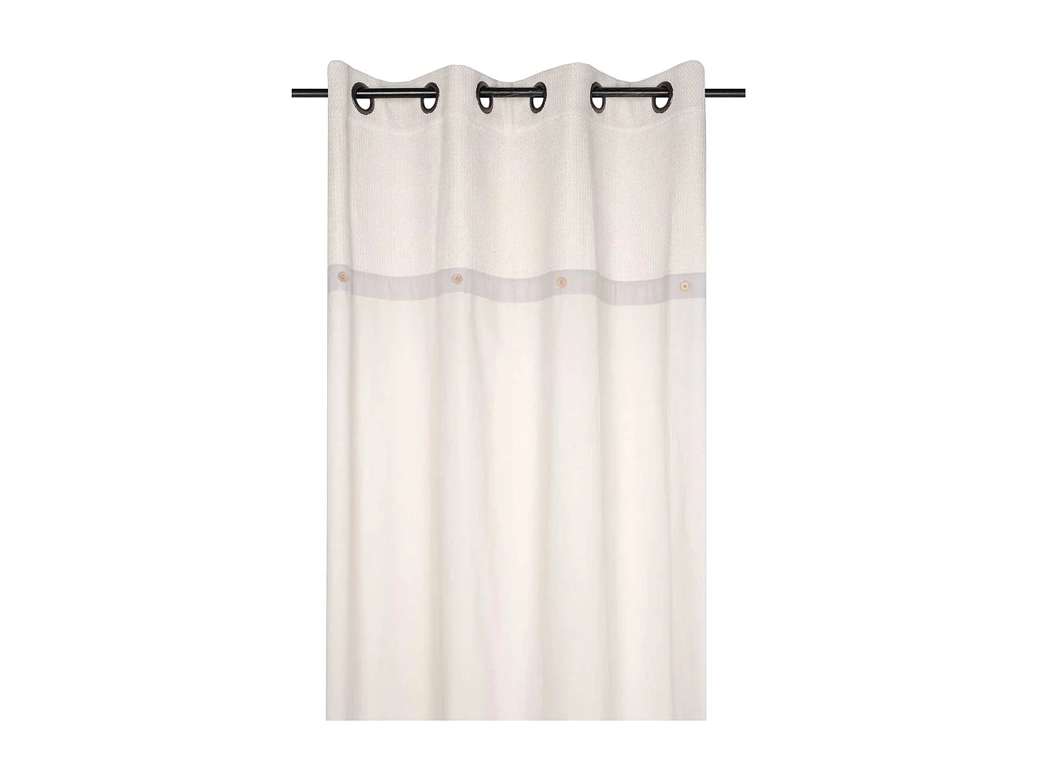 Rideau tamisant esprit naturel