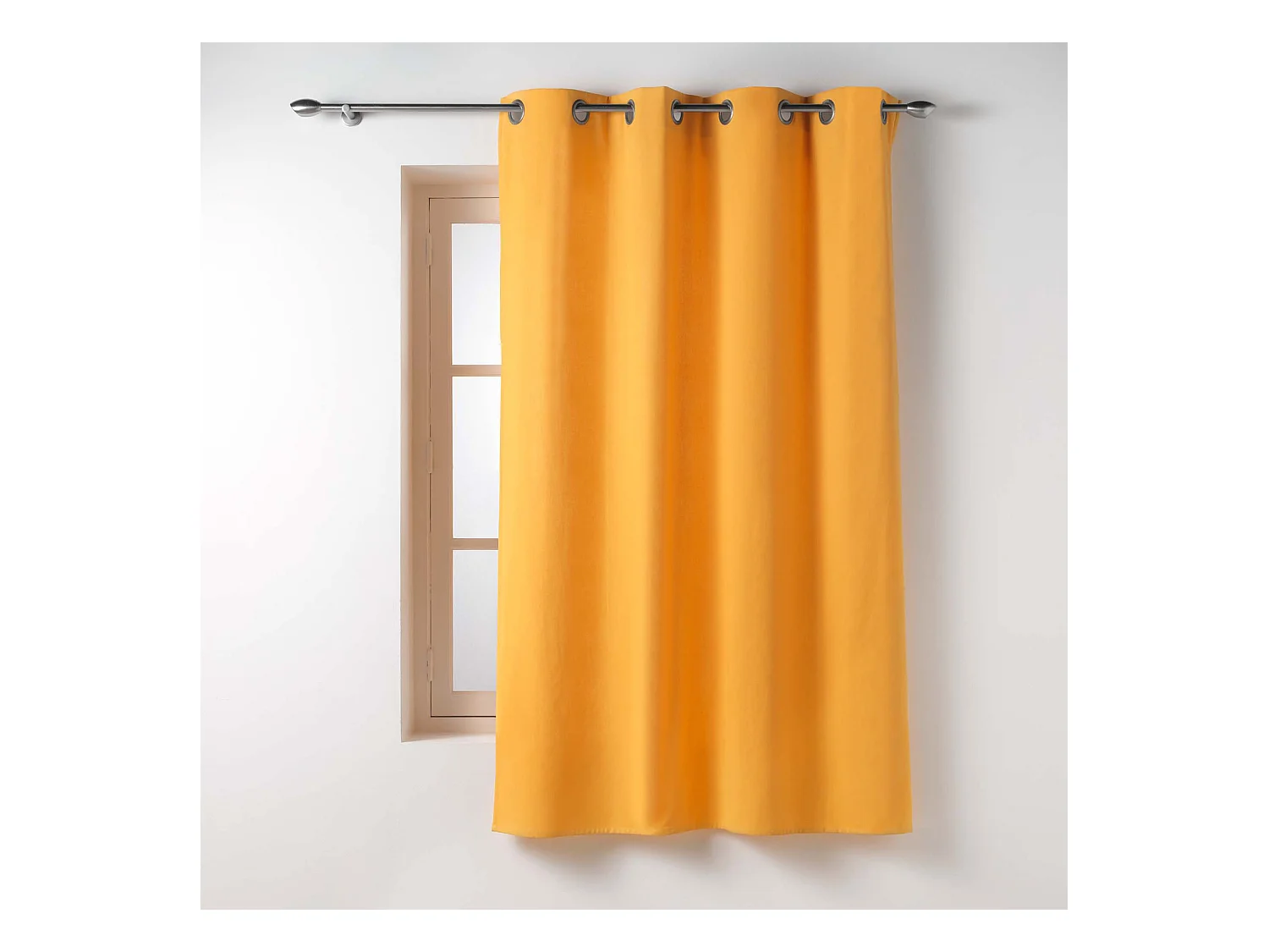 Visillo de decoración de poliéster/algodón reciclado 135 x 180 cm
