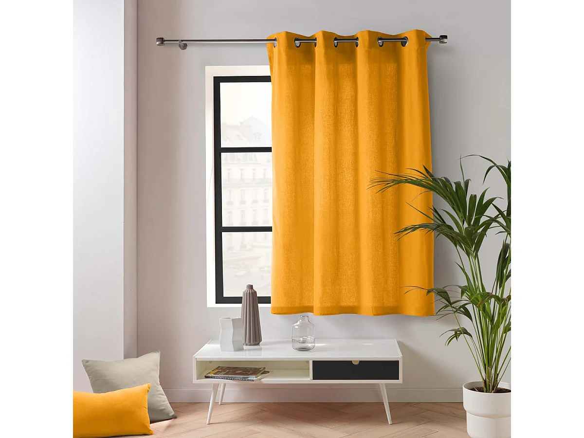 Dekoschal aus recycelter Polyester/Baumwolle 135 x 180 cm