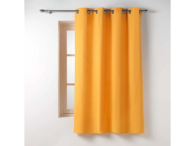 Visillo de decoración de poliéster/algodón reciclado 135 x 180 cm