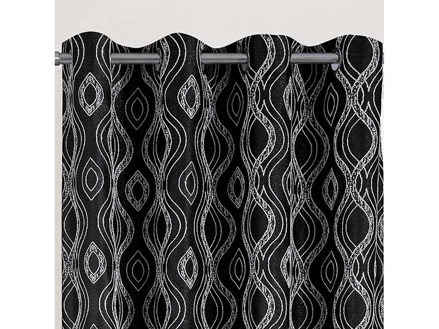 Paire de rideaux obscurcissant à motifs