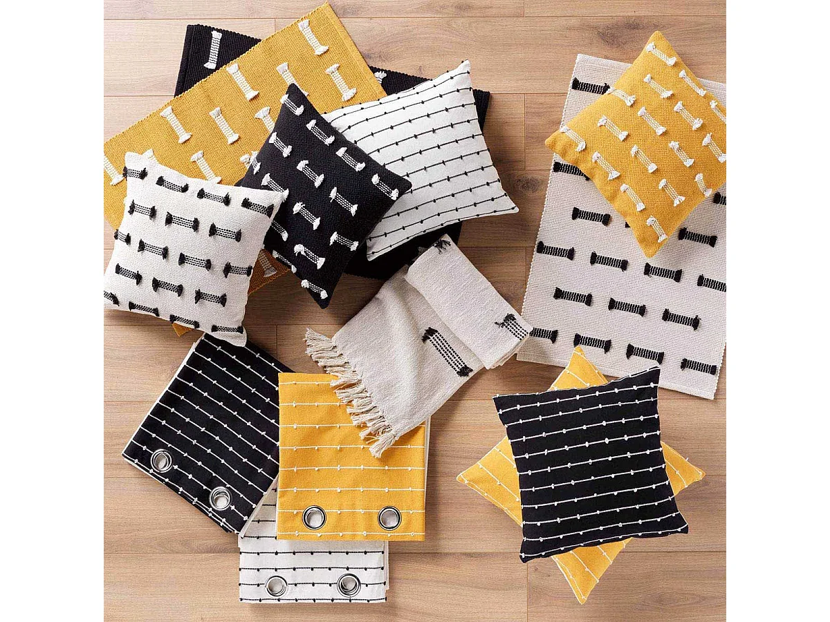 Rideau à Œillets "Linechic" 140x240cm Noir