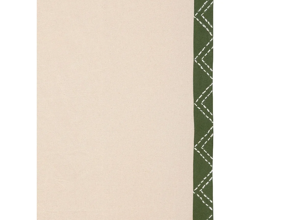 Vorhang mit geometrischen Stickereien 140 x 260 cm