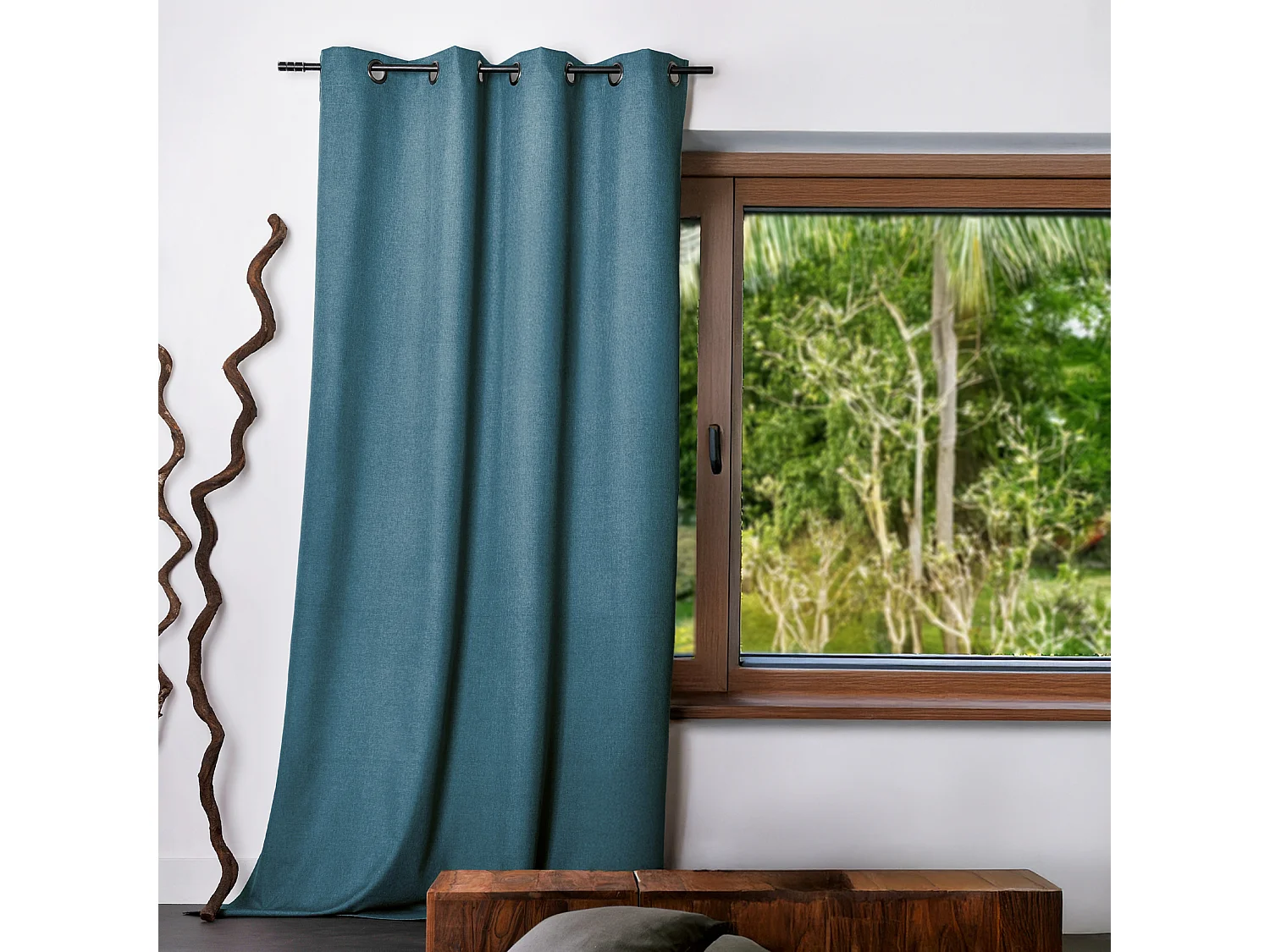 Cortina lisa Oxford 100% opaca 140 x 240 cm