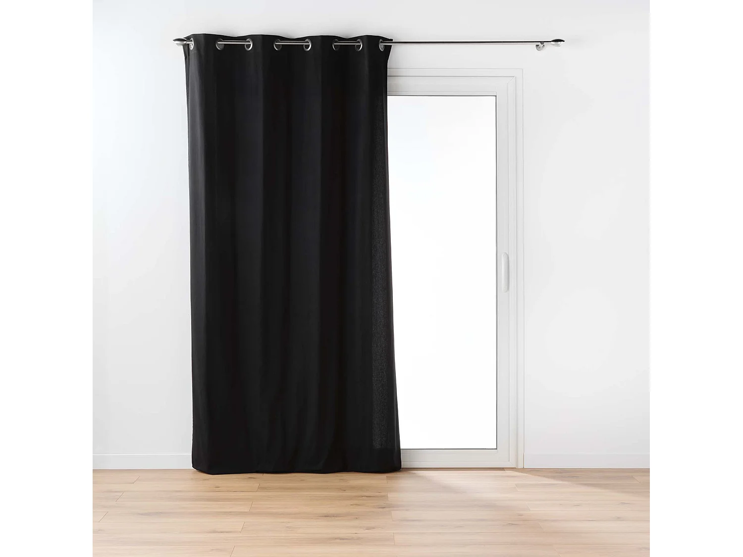 Rideau à Œillets "Twily" 135x260cm Noir