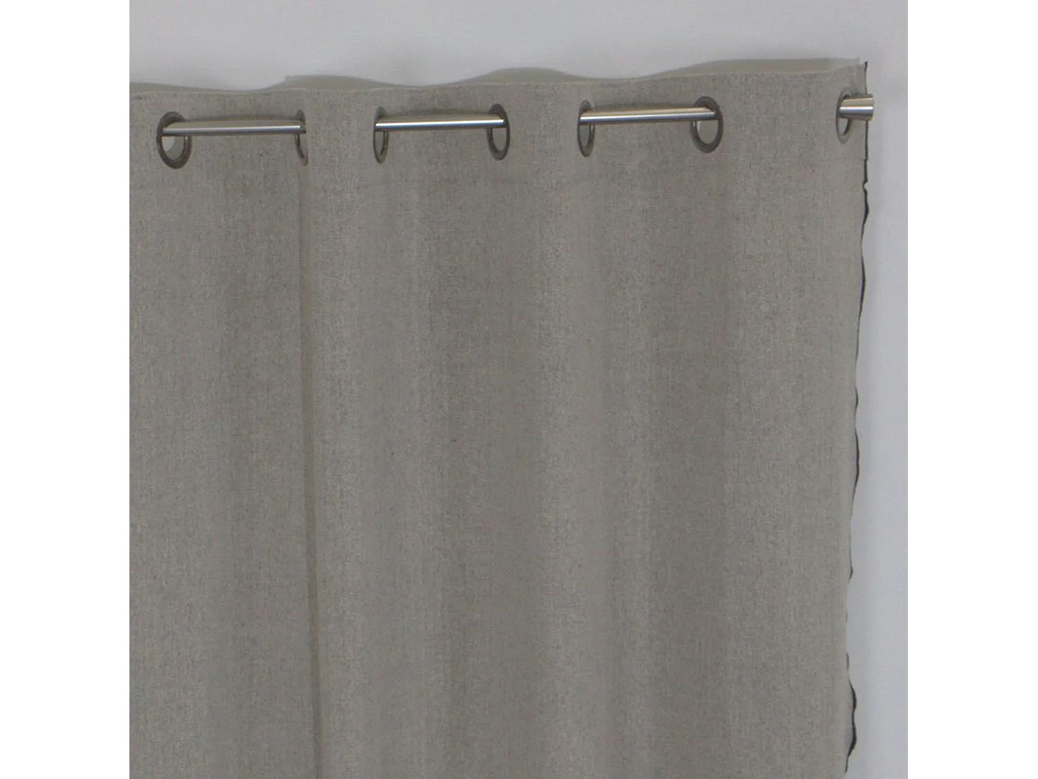 Siebter Vorhang mit sichtbaren Überwürfen 150 x 280 cm