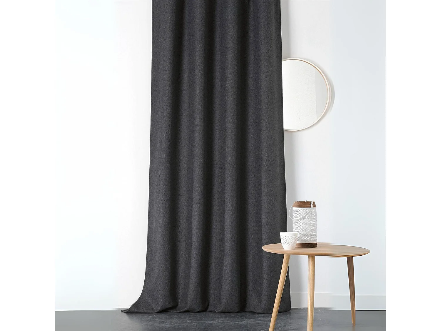 Rideau obscurcissant et isolant à galon fronceur