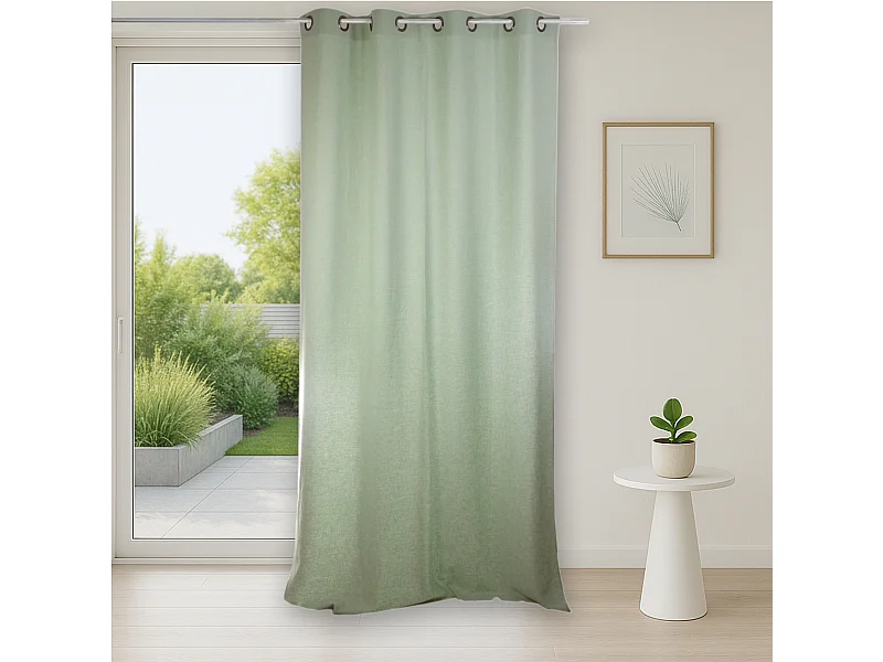 Rideau Uni en Lin lavé