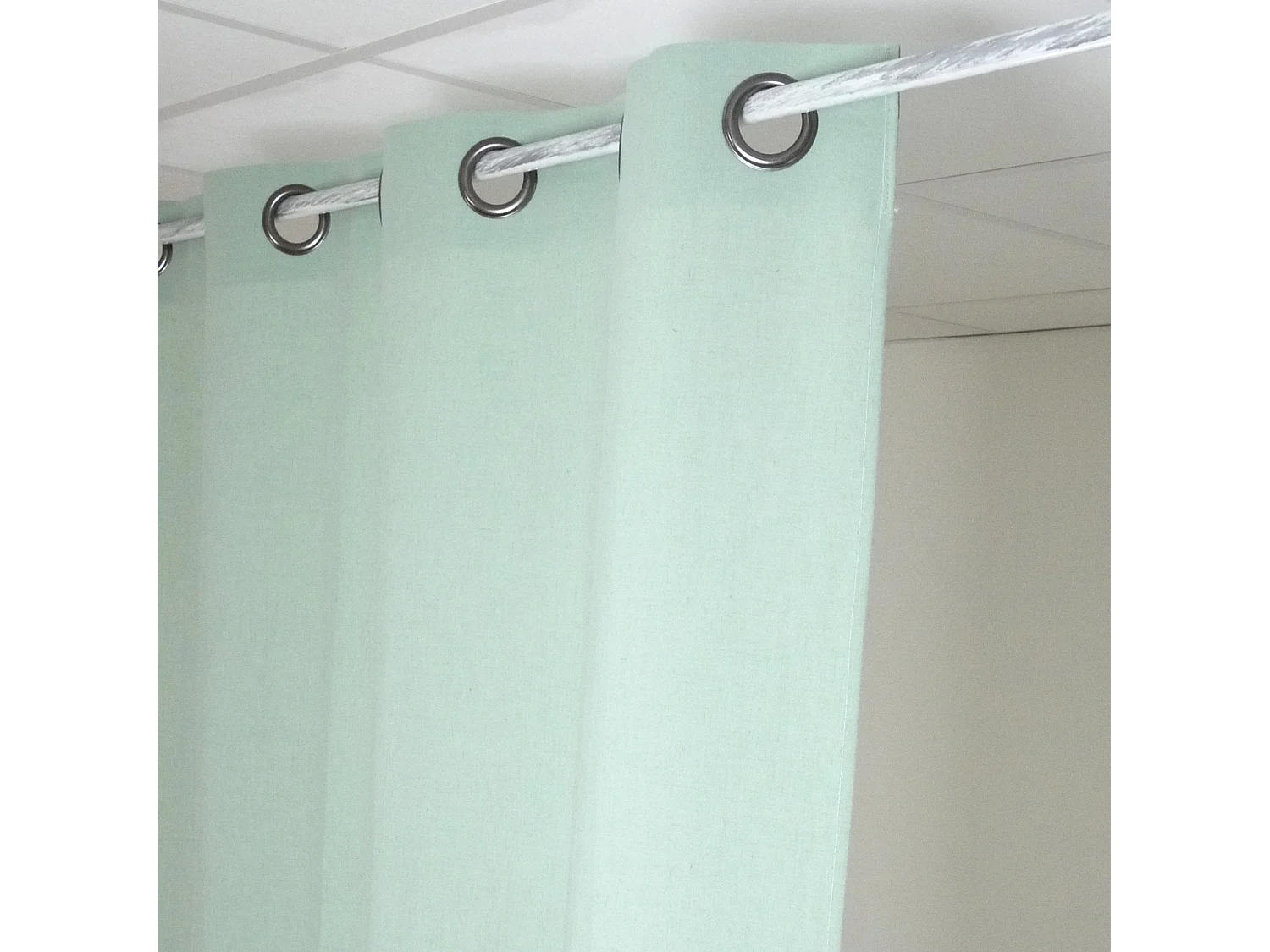 Rideau Uni en Lin lavé